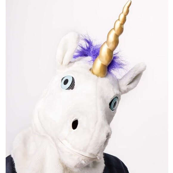 Unicorn Head Mask Halloween Costume - Picture 10 of 10